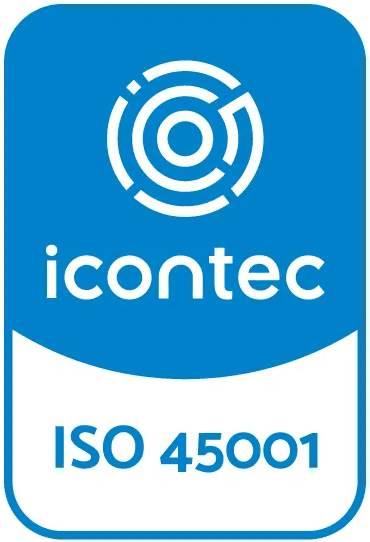 Sello de certificación ICONTEC ISO 45001