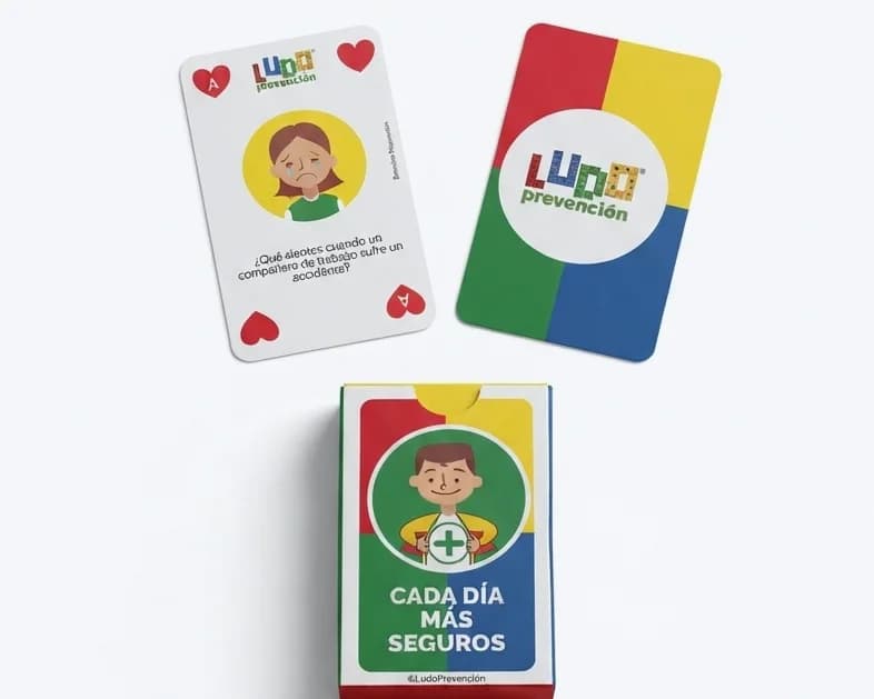 Carta de coaching en seguridad y su caja de colores